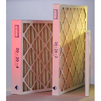Préfiltres plissés SERIE W - EFFICACITÉ G4 - CADRE CARTON